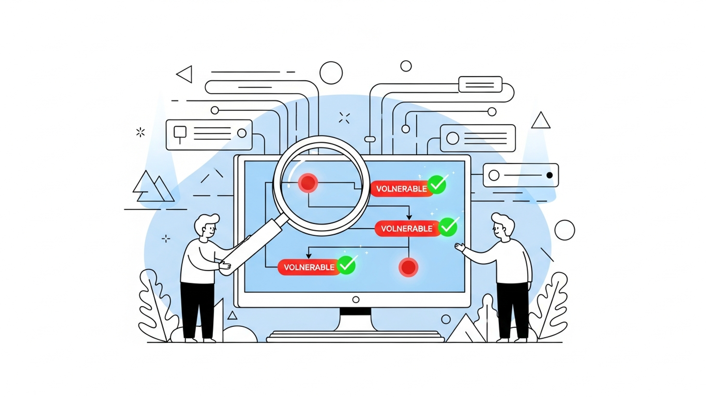 AI가 생성한 로직에서 보안 처리 누락을 점검해야 하는 체크리스트 예시 화면