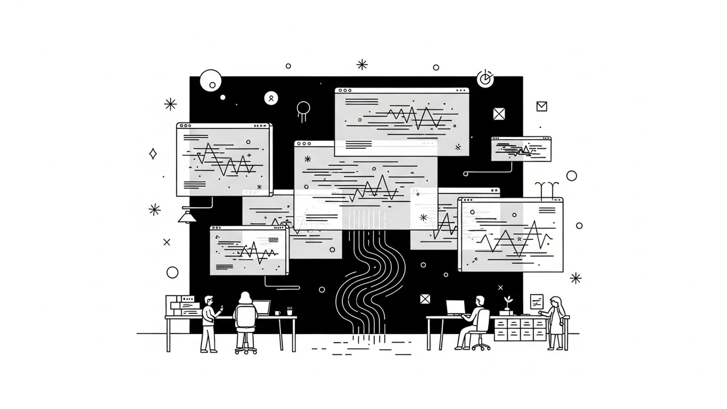자연어 지시만으로 여러 파일이 즉시 수정되는 에디터 화면