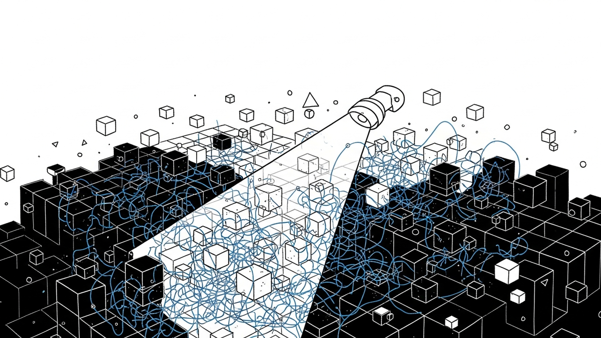 터미널에서 얽힌 의존성을 추적하며 프로젝트 전체를 스캔하는 실행 화면