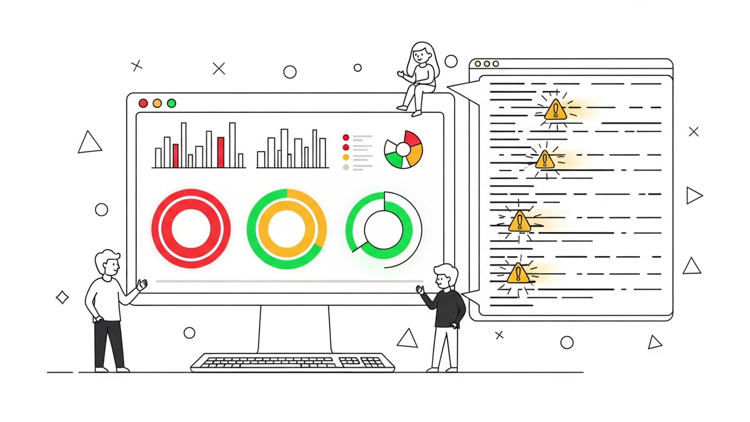 Snyk 또는 SonarQube를 연동해 배포 전 취약점을 스캔한 결과 대시보드 화면