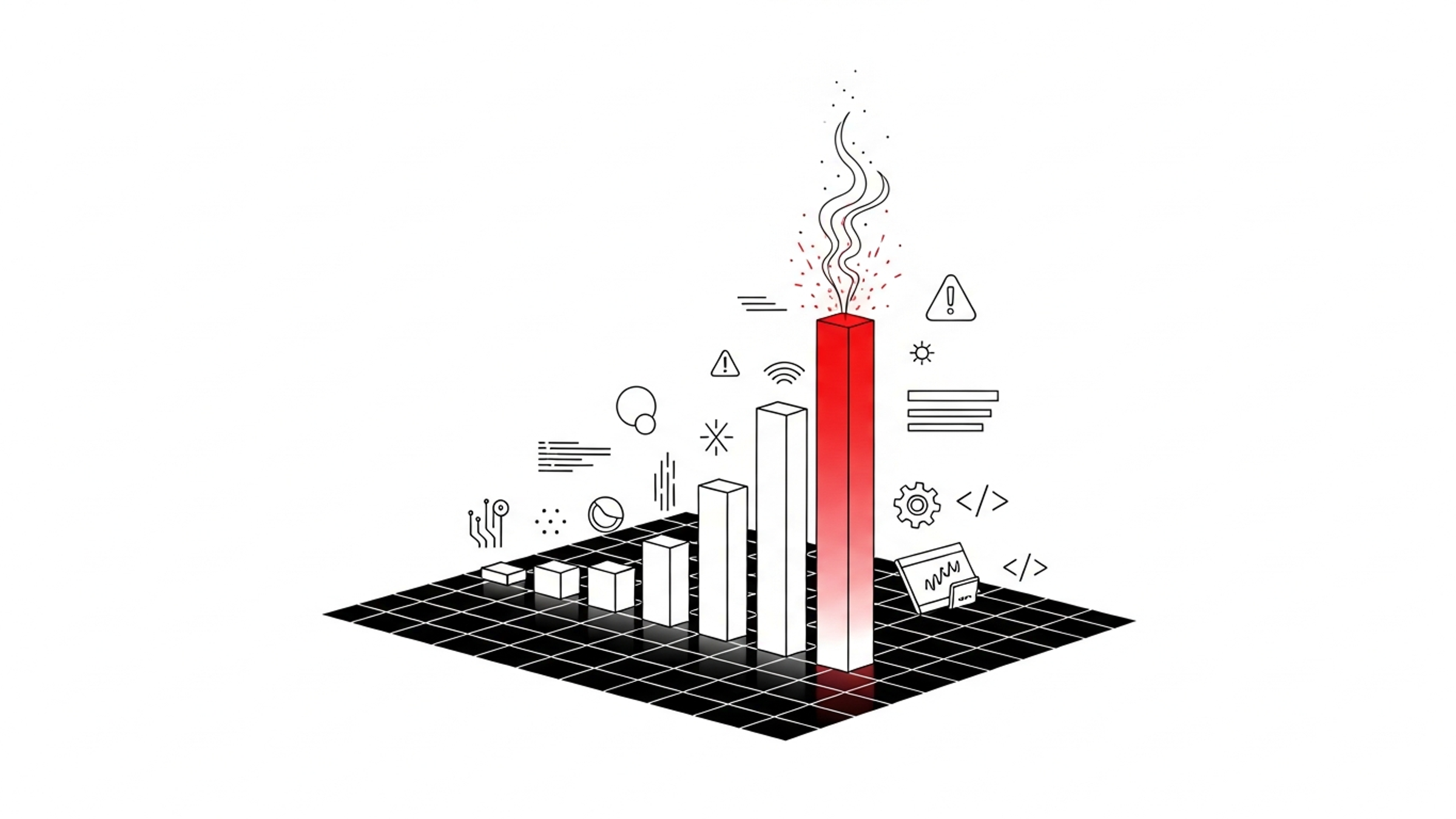 토큰 사용량이 급증한 API 대시보드 과금 내역 화면 예시