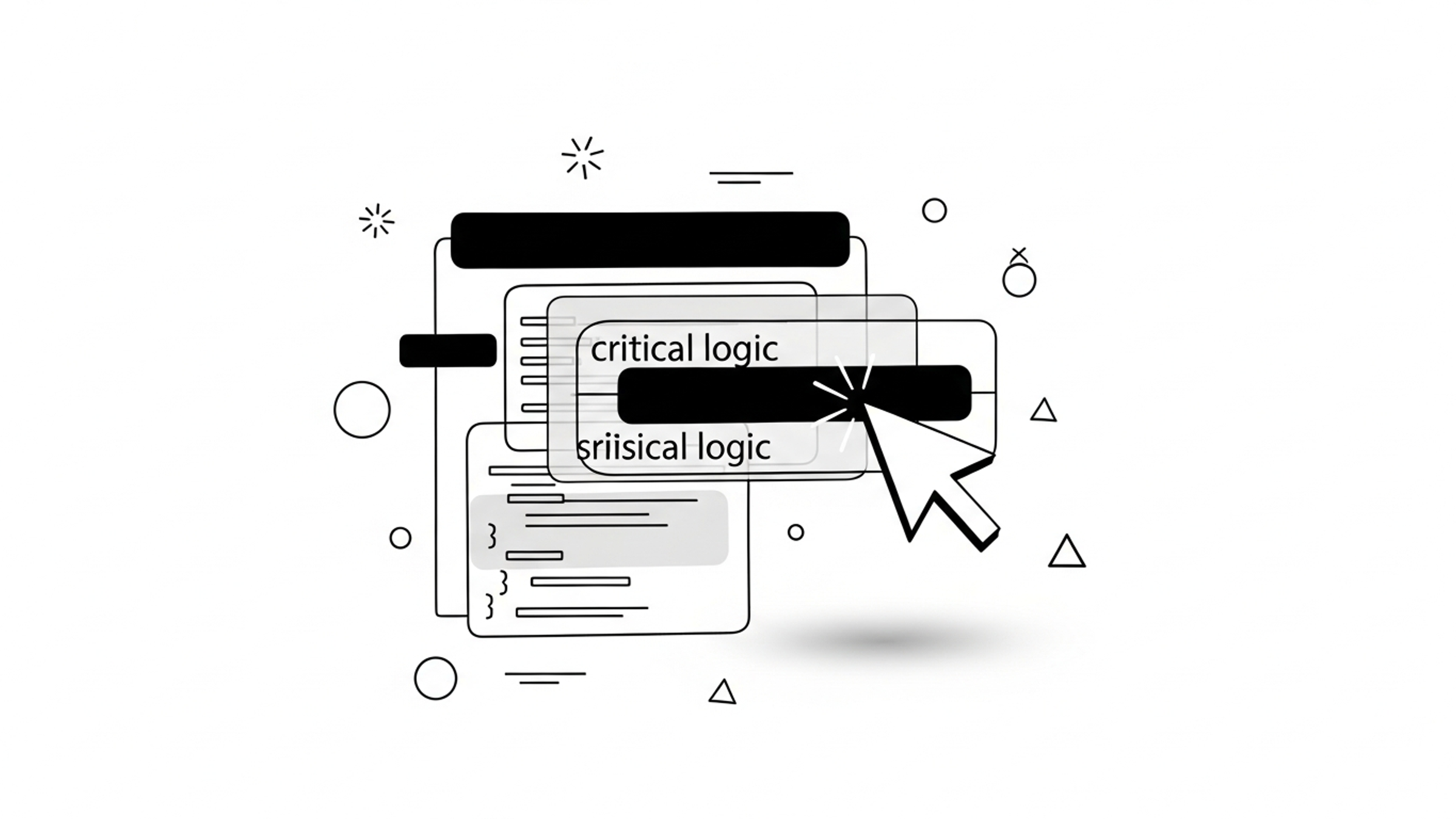 핵심 비즈니스 로직을 안전하게 마스킹 처리하여 질문하는 예시 화면